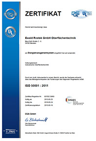 Zertifikate der Firma Rostek